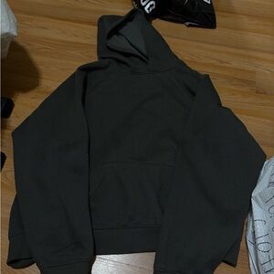 Men's Black Hoodie Sweater